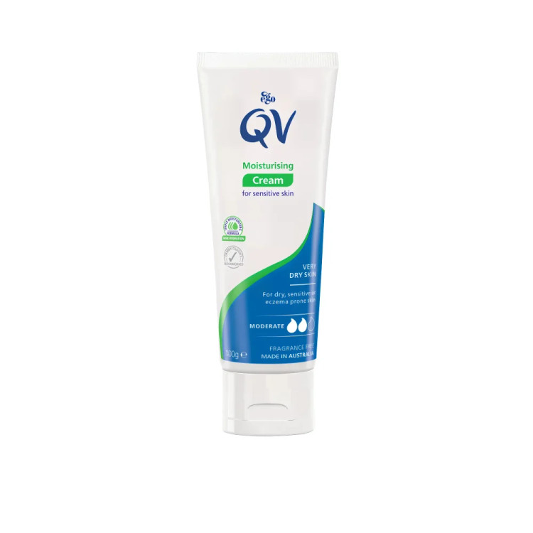 کرم مرطوب کننده کیو وی پوست خیلی خشک و حساس – QV Moisturising Cream Sensitive Skin